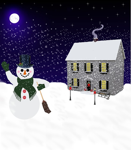 Free Snow Snowman illustration and picture
