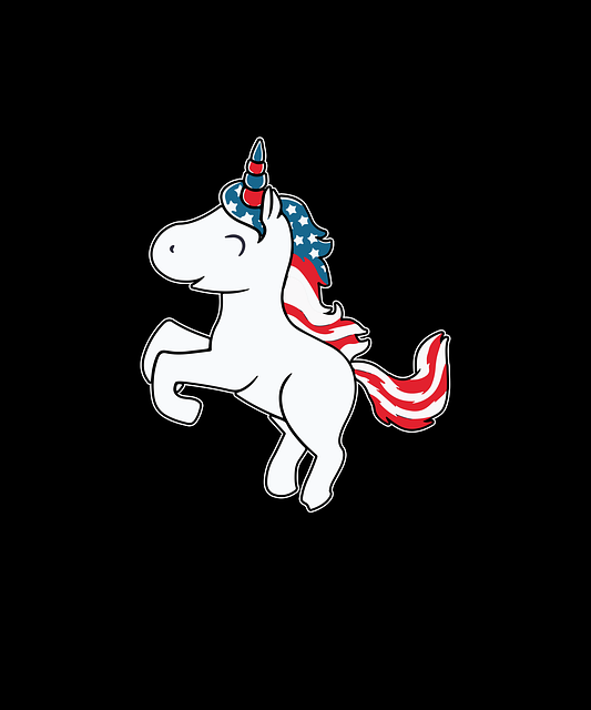 Americon, Enhjørning, Amerikansk Flag