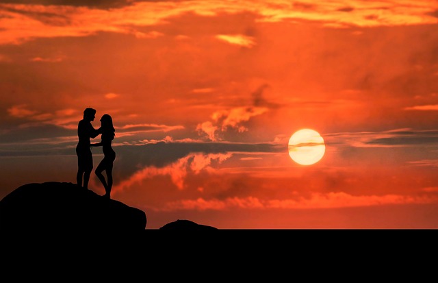 Free Sunrise Couple photo and picture