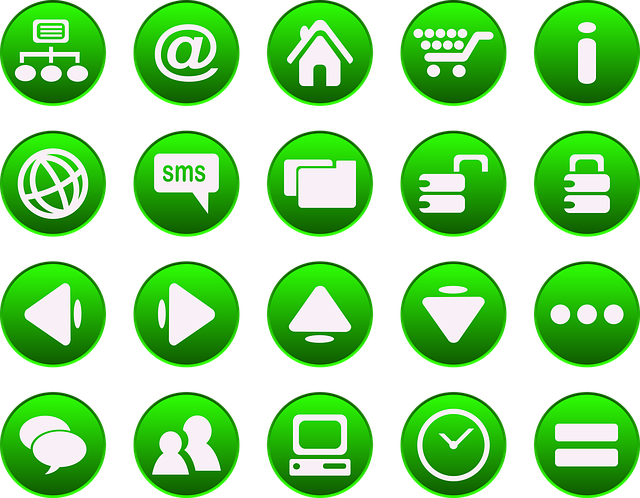 Free icons web internet vector