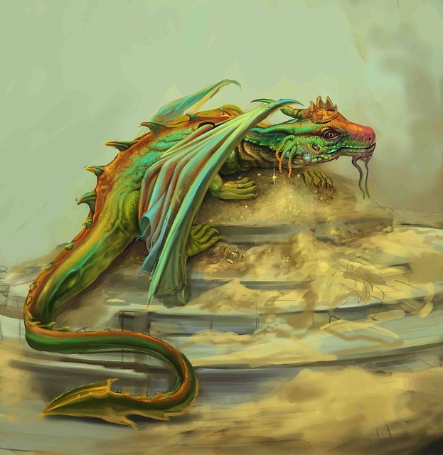 Free Dragon Digital Painting illustration and picture