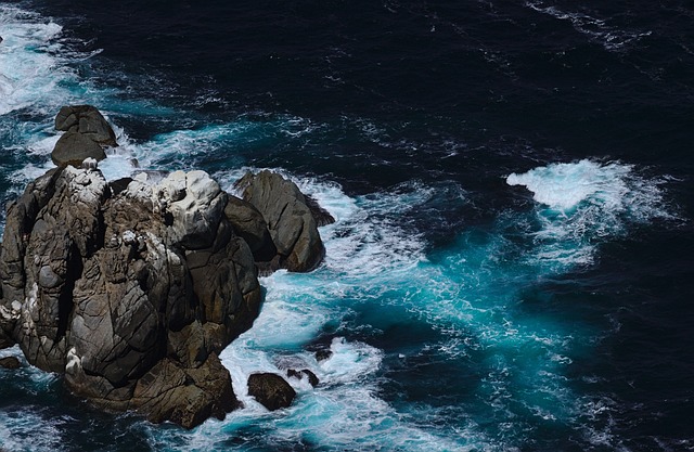 Agua, Azul, Oceano, Mar, Respingo, Aceno