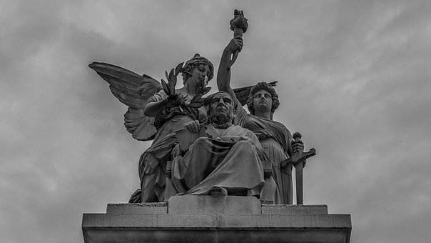 Monument, Statue, Skulptur, Engel