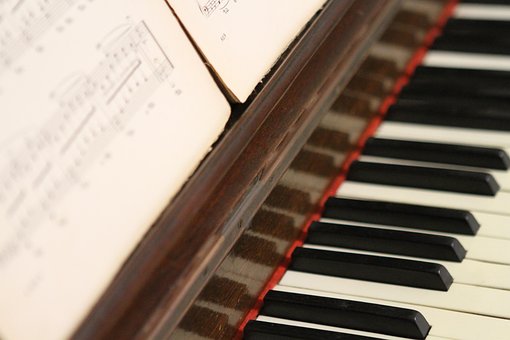 Piano, Muziek, Notities, Melodie