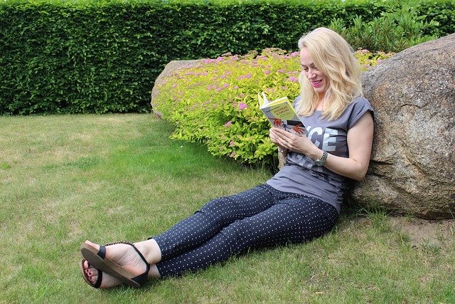 Summer, book, reading and person — photo by marketingBS