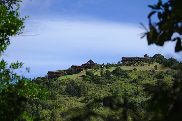 Cabana, Hill, Casa, Natureza, Prado