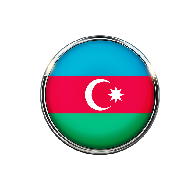 Free azerbaijan flag symbol illustration