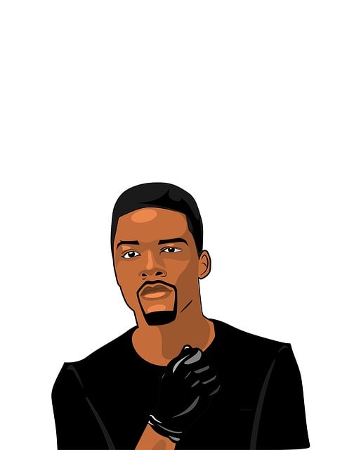 Free Man Cartoon illustration and picture