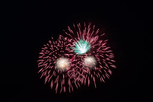 Feuerwerk, Himmel, Fest, Silvester