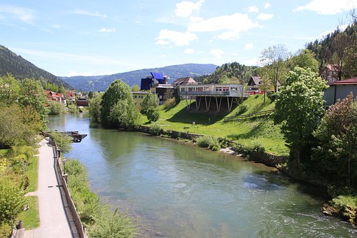 Austria, Curgere, Peisaj, Munţi