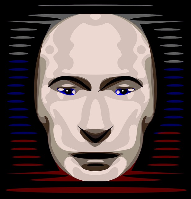 Free putin person mask illustration
