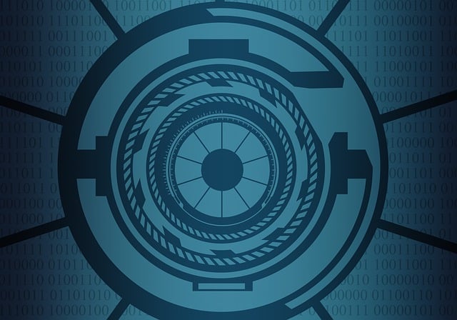 Digital technology abstract