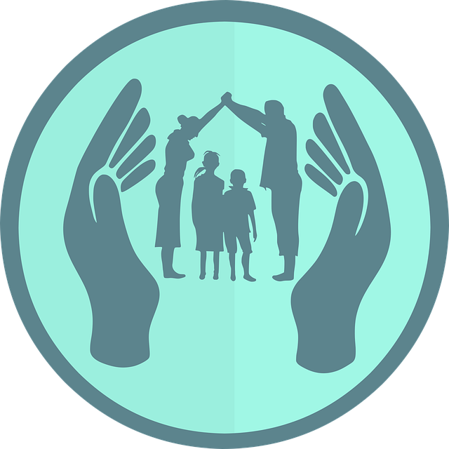 Free child protection services cps insurance vector