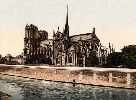 Free Notre Dame Paris illustration and picture