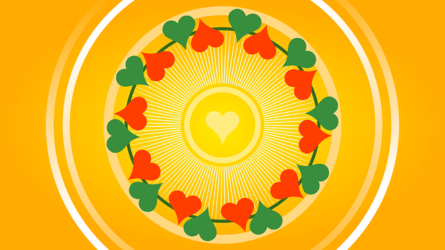 Free mandala floral round vector