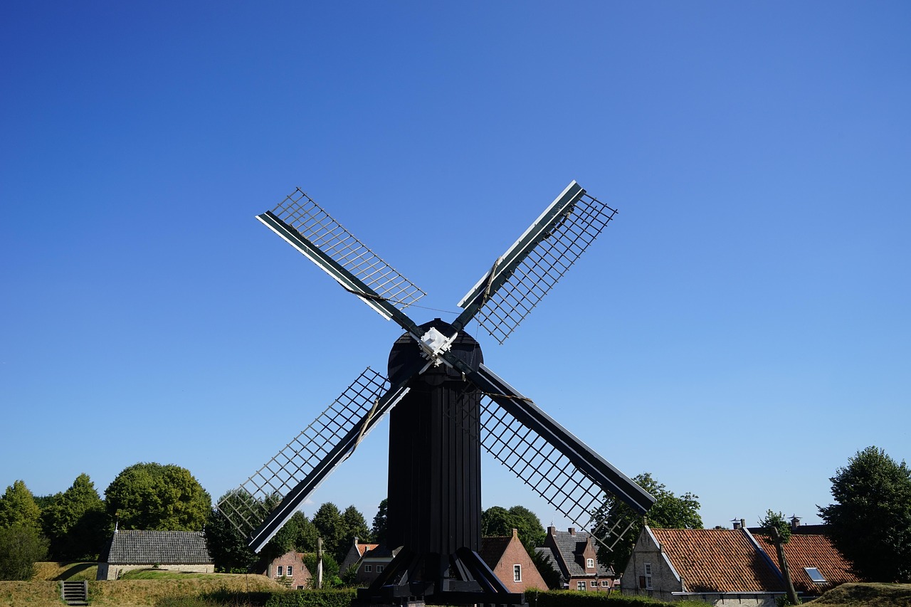 Windmill - free online jigsaw puzzle photo