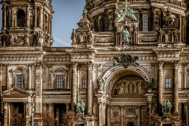 church, tourist attraction, europe, berlin cathedral, building, architecture, historical, landmark, facade, old masonry, sculpture, tourism, travel, baroque architecture, historical architecture, church, europe, europe, europe, architecture, architecture, architecture, architecture, architecture