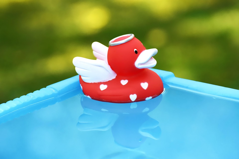 angel rubber duck