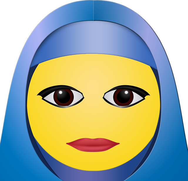 Free graphic hijab woman vector