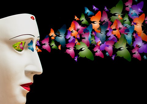 Free Mask Butterflies illustration and picture