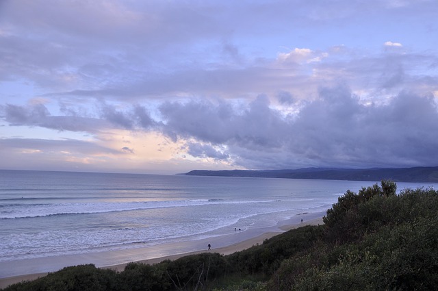 great ocean road, beach, sea, australia, coastline, cliff, coast, scenic, nature, ocean, blue road