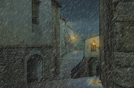 Arquitetura, Crepúsculo, Anoitecer