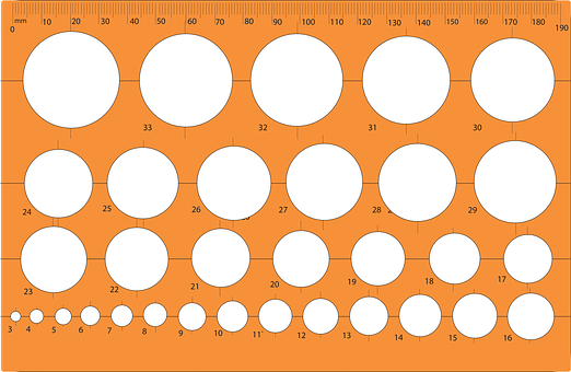 Free Ruler Circle illustration and picture