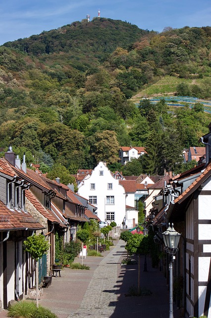 Zwingenberg, Melibokus, Altstadt