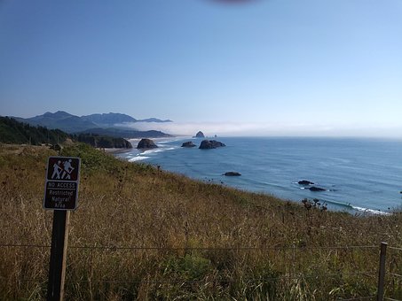 Costa De Oregon, Oceano, Pacífico