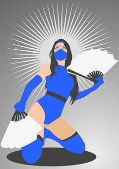 Kitana, Cosplay, Mortal Kombat, Fan Art