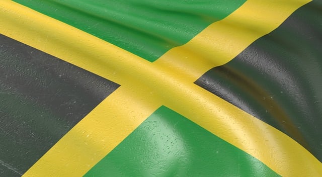 Free jamaica flag wallpaper illustration