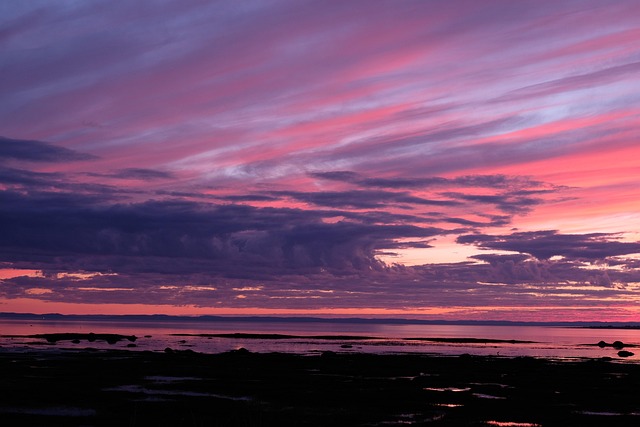 Sonnenuntergang, Himmel, Landschaft