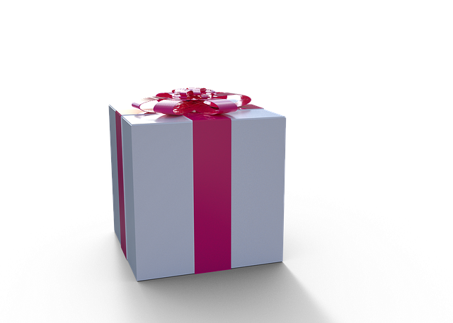 Geschenk, Valentine, Hochzeit, Farbband