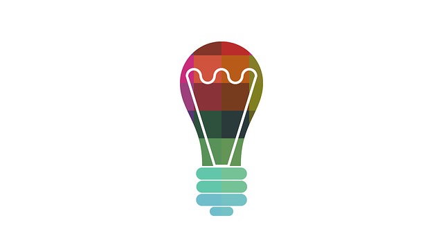 Free the light bulb color colorful illustration