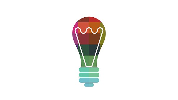 Free The Light Bulb Color illustration and picture