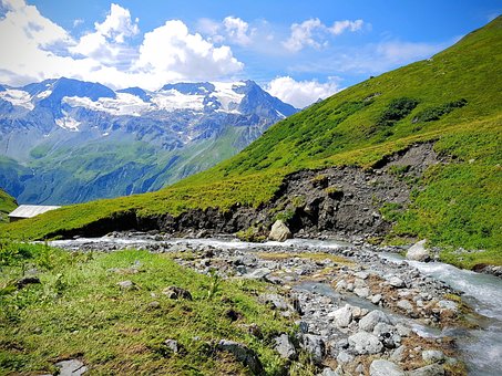Strom, Fließen, Erosion, Geologie, Berg