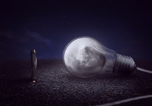 Free Moon Lamp photo and picture