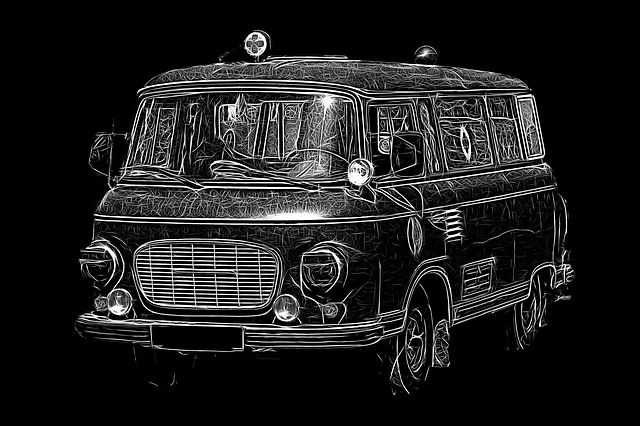 Free graphic automobile antique car illustration