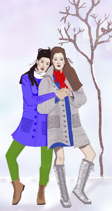 Twp魅力的な女性 木素雪で 雪地 Pixabayの無料画像 Twp魅力的な女性 木素雪で 雪地 Pixabayの無料画像