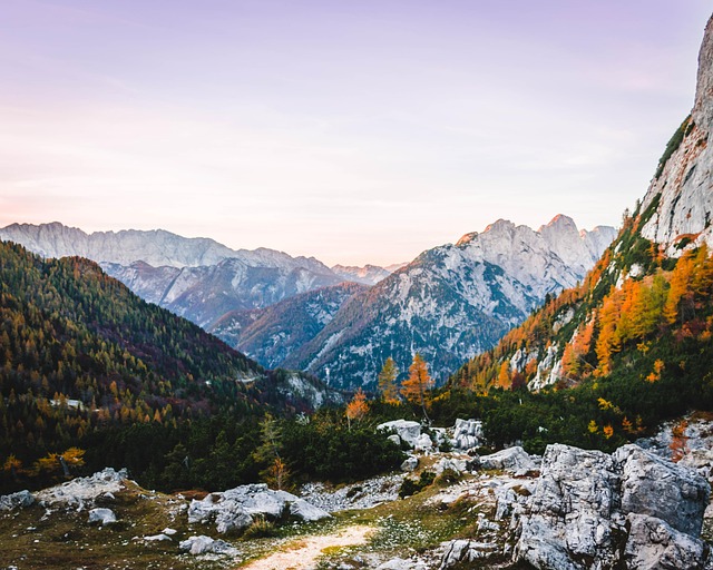 Free Mountains Morning photo and picture