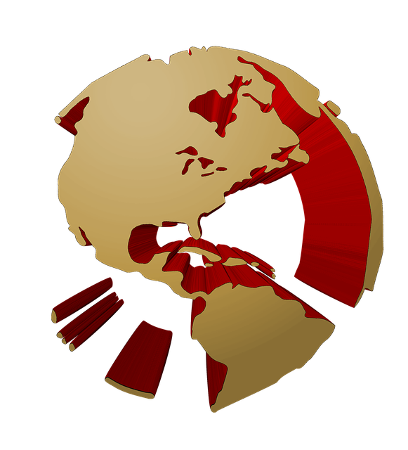Free 3d globe 3d extrusion globe illustration