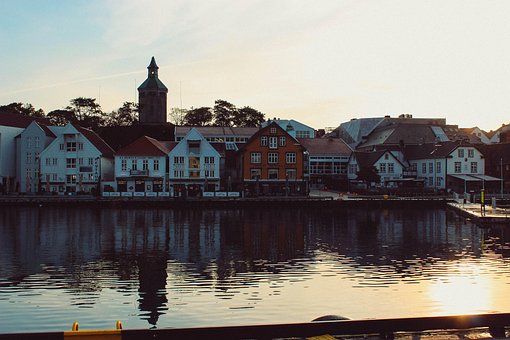 Stavanger, Noruega, Paisaje, Ciudad