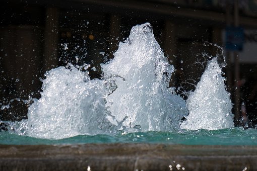 Fountain, Bubble, Inject, Refreshment