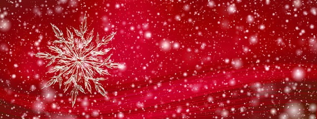 Free ice crystal christmas ice cream illustration