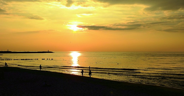 Puesta Del Sol Mar Crepúsculo - Foto gratis en Pixabay - Pixabay