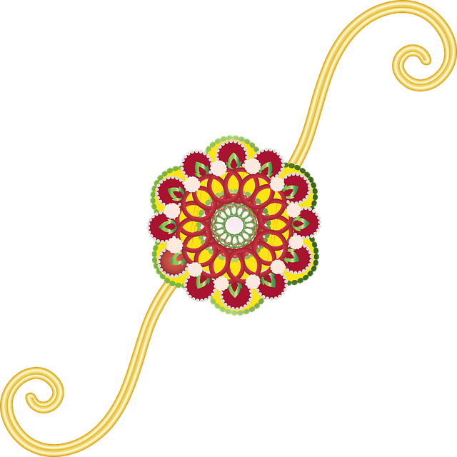 Grafisch, Raksha Bandhan, Broer, Zus