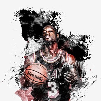 Nba, Basketball, Miamiheat, Ball, Sketch