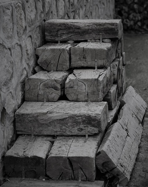 Free Rustic Stairs photo and picture