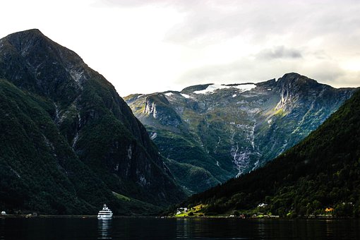 Noruega, Fiordo, Paisaje, Naturaleza