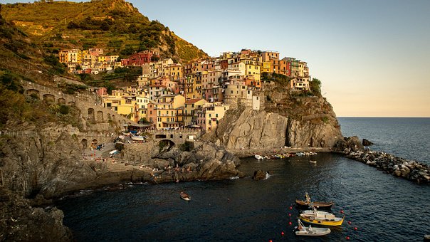 Free Manarola Sunset photo and picture